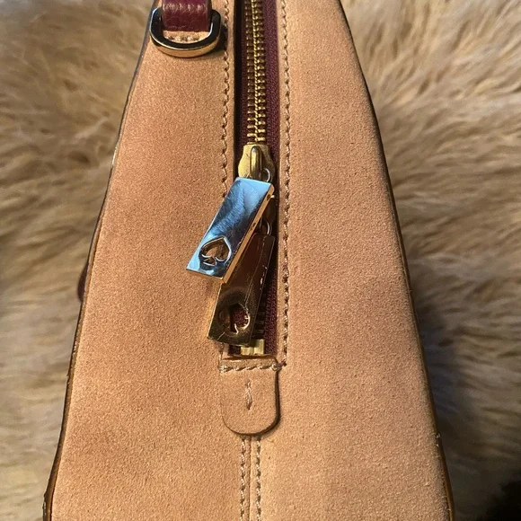 Kate Spade Burgundy Leather Satchel - Picture 4 of 6